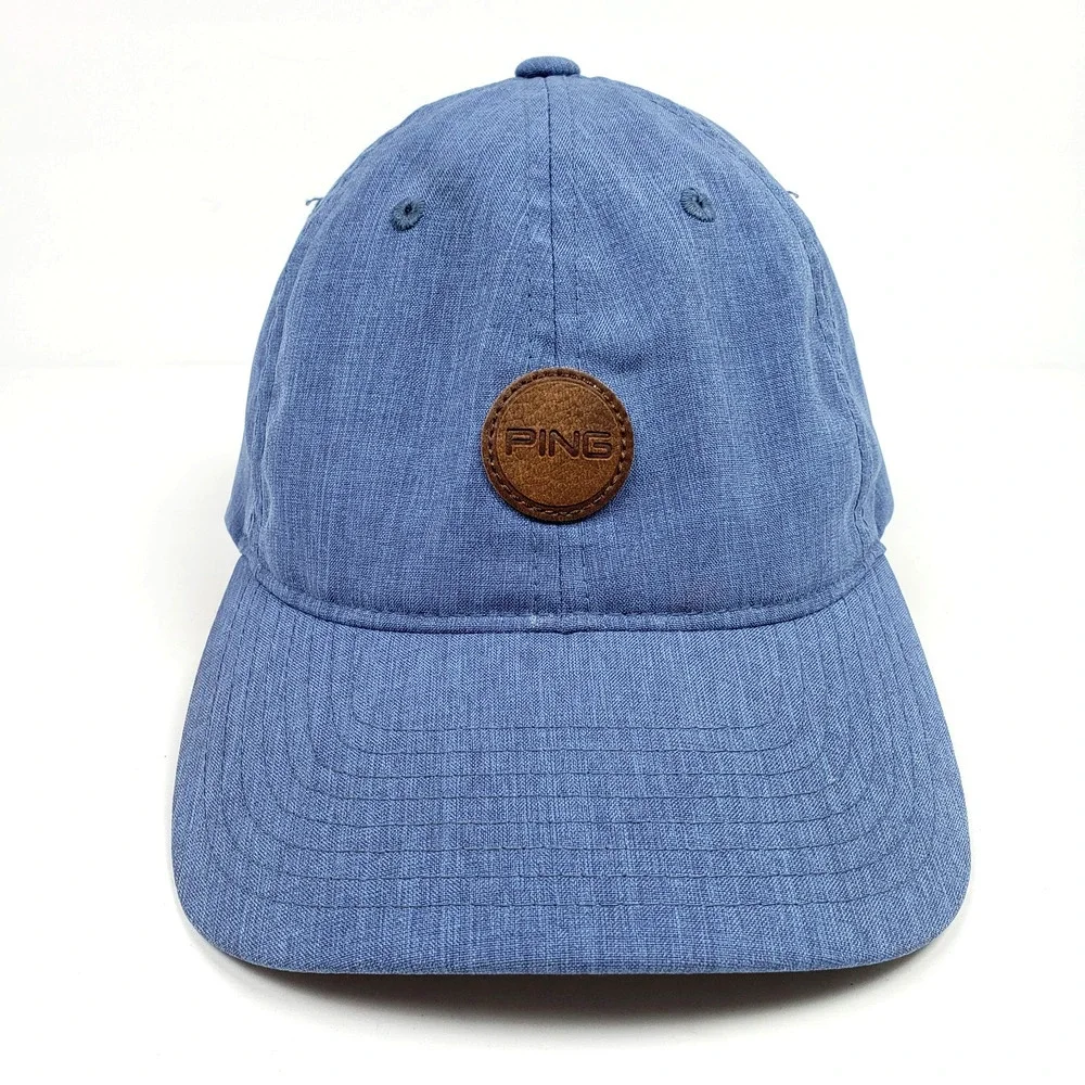 Ping Golf Adult Mens One Size Blue Casual Adjustable Strapback Cap Hat